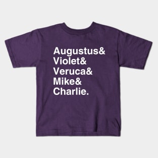 Chocolate Factory List Kids T-Shirt